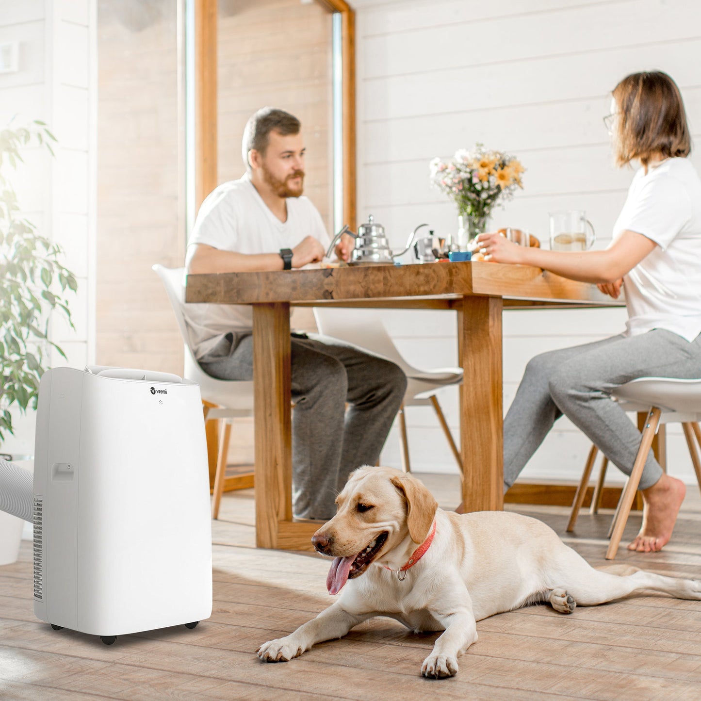 Vremi 12,000 BTU Portable Air Conditioner with Powerful Cooling Fan and Filter