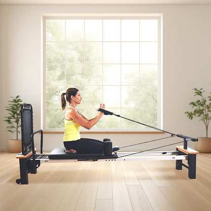 Stamina AeroPilates Pro Reformer Resistance System with Form Cardio Rebounder