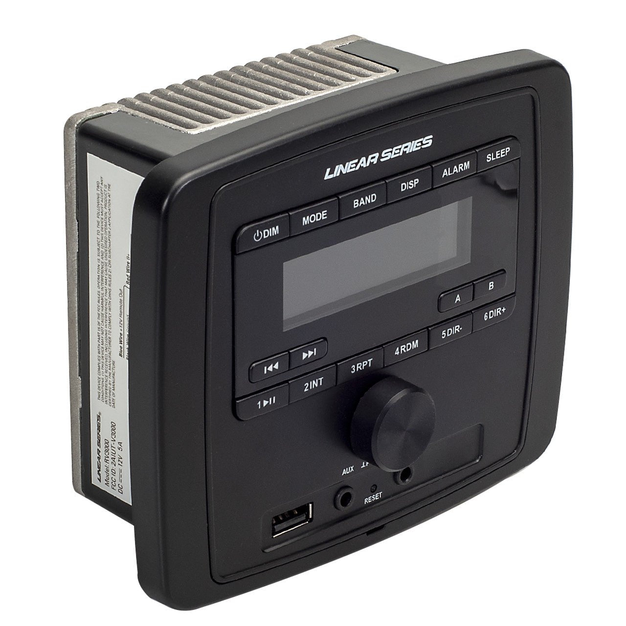 Linear Series RV3000 | AM/FM & USB/BT Deckless Wall Mount Receiver