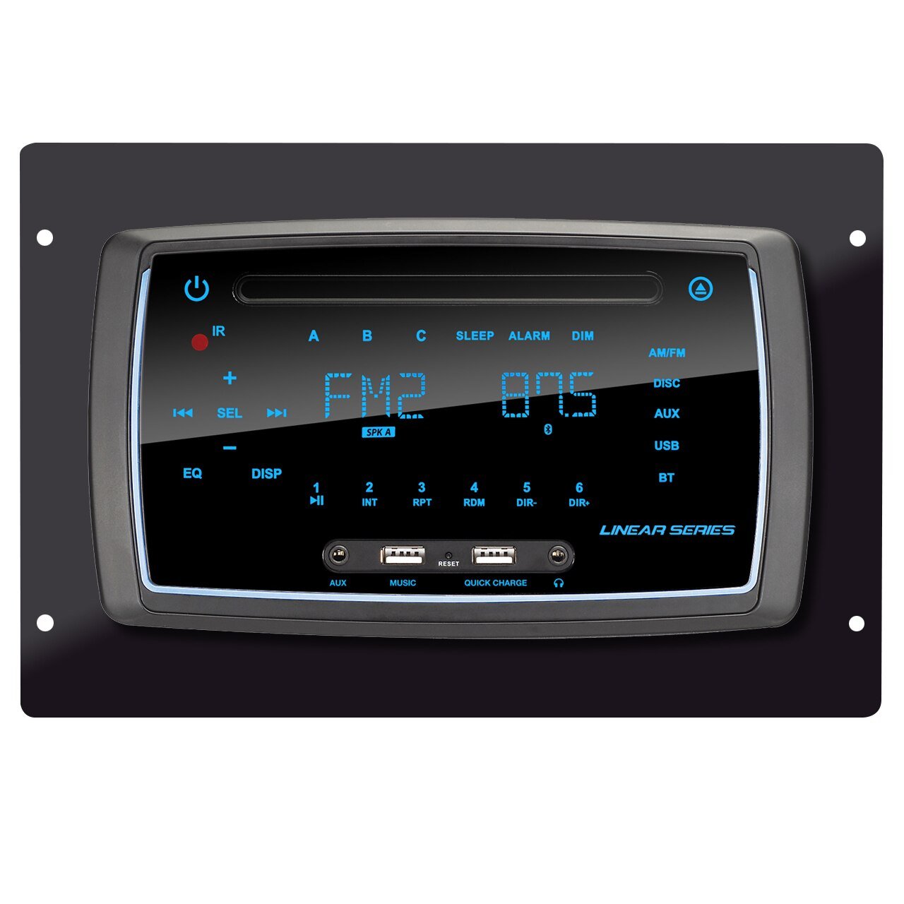 Linear Series RV6200S | AM/FM & BT/DVD Wall Mount Receiver