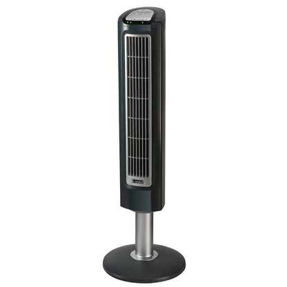 Lasko LKO-2515 38 Inch 3 Speed Electric Remote Controlled Wind Tower Fan, Black