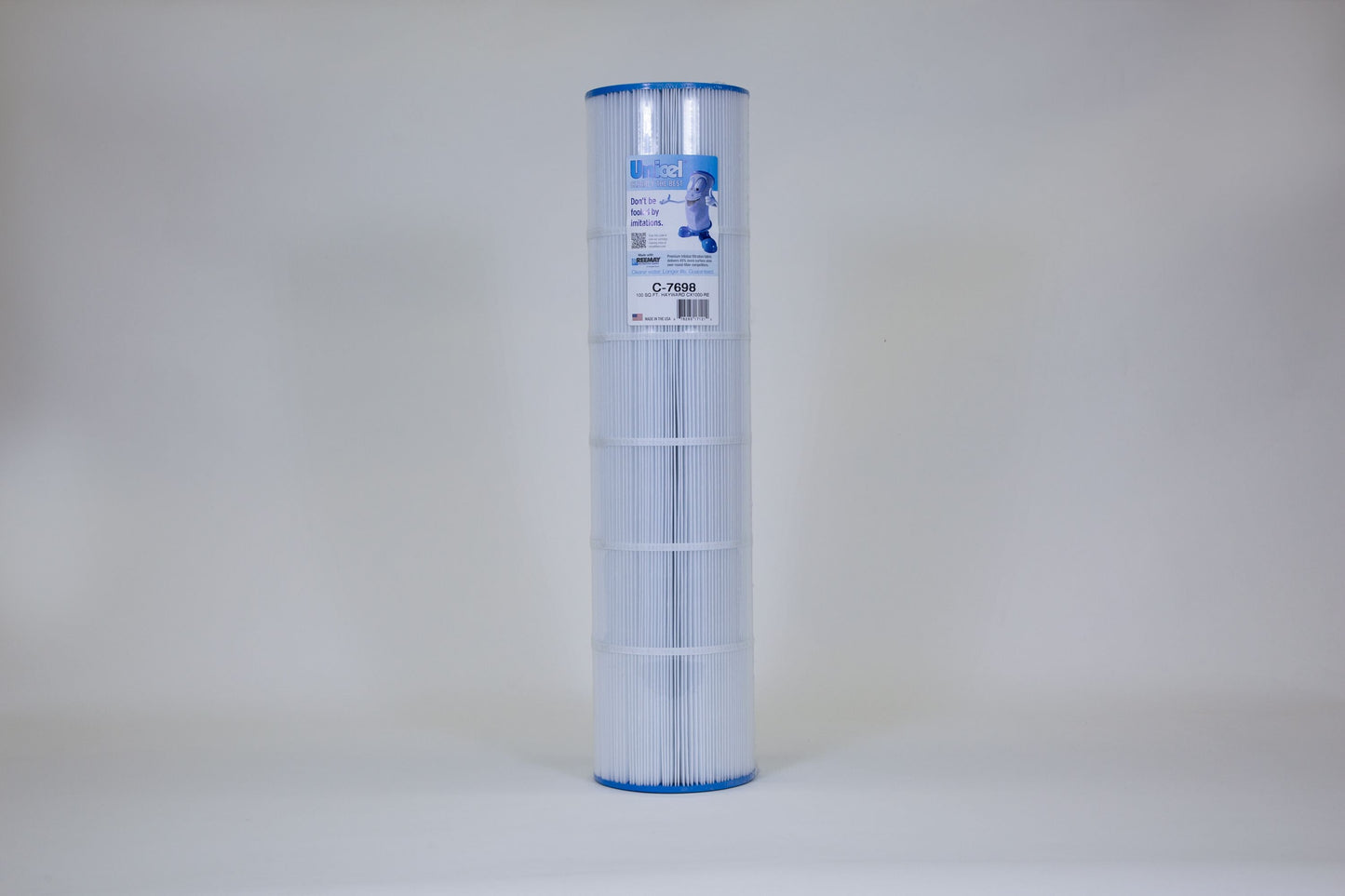 Unicel C-7698 Replacement 100 SqFt Pool Hot Tub Spa Filter Cartridge, 145 Pleats