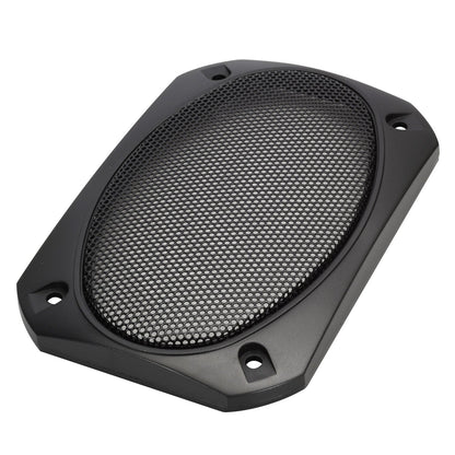 Magnadyne G46WI | 4" x 6" Satin Finish Speaker Grill | Black Metal Mesh