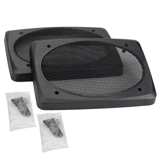 Magnadyne G69D-PR | 6" x 9" Speaker Grills w/ Wire Mesh | Black | Pair