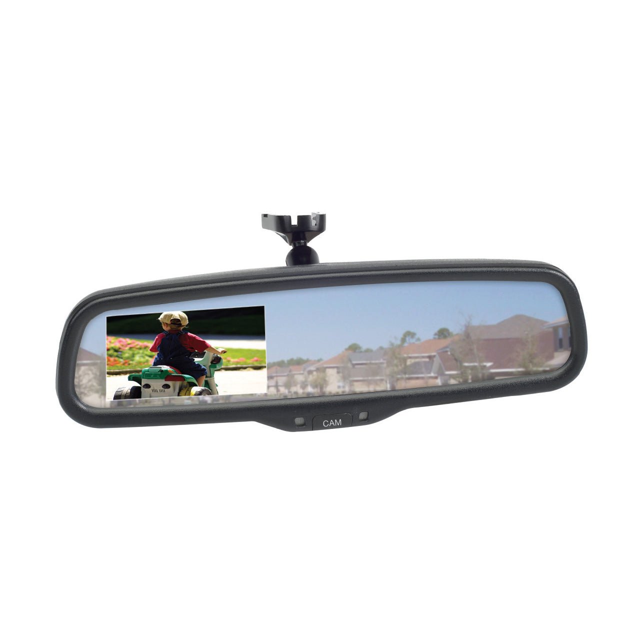 Magnadyne M37 | Rear View Mirror with Built-in LCD Camera Monitor