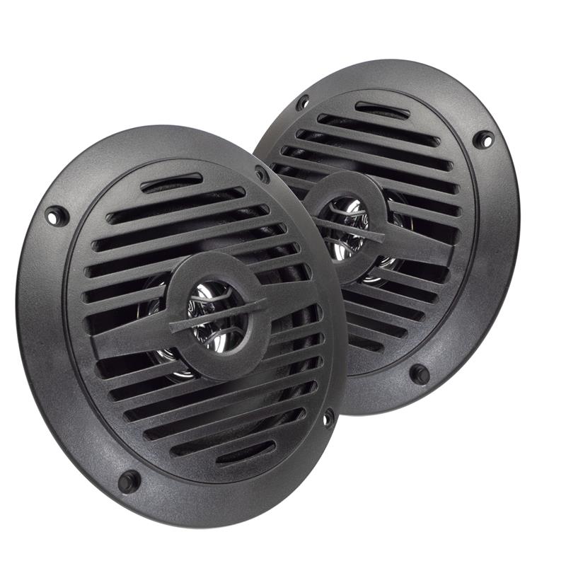 Magnadyne WR4B-LED-PAIR | 5" Water Resistant Dual Cone Speaker with Blue LED Lights | Sold as a Pair