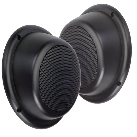 Magnadyne WR58B-PAIR | Outdoor Wedge Speakers, 5 Inch, Water Resistant, 25 Watts, Black | Sold As A Pair