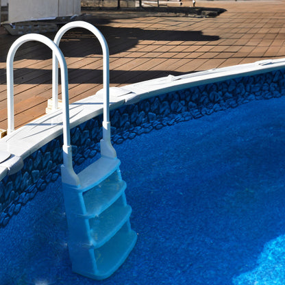 Main Access 200200 Easy Incline Above Ground In-Pool Swimming Pool Ladder w/ Mat
