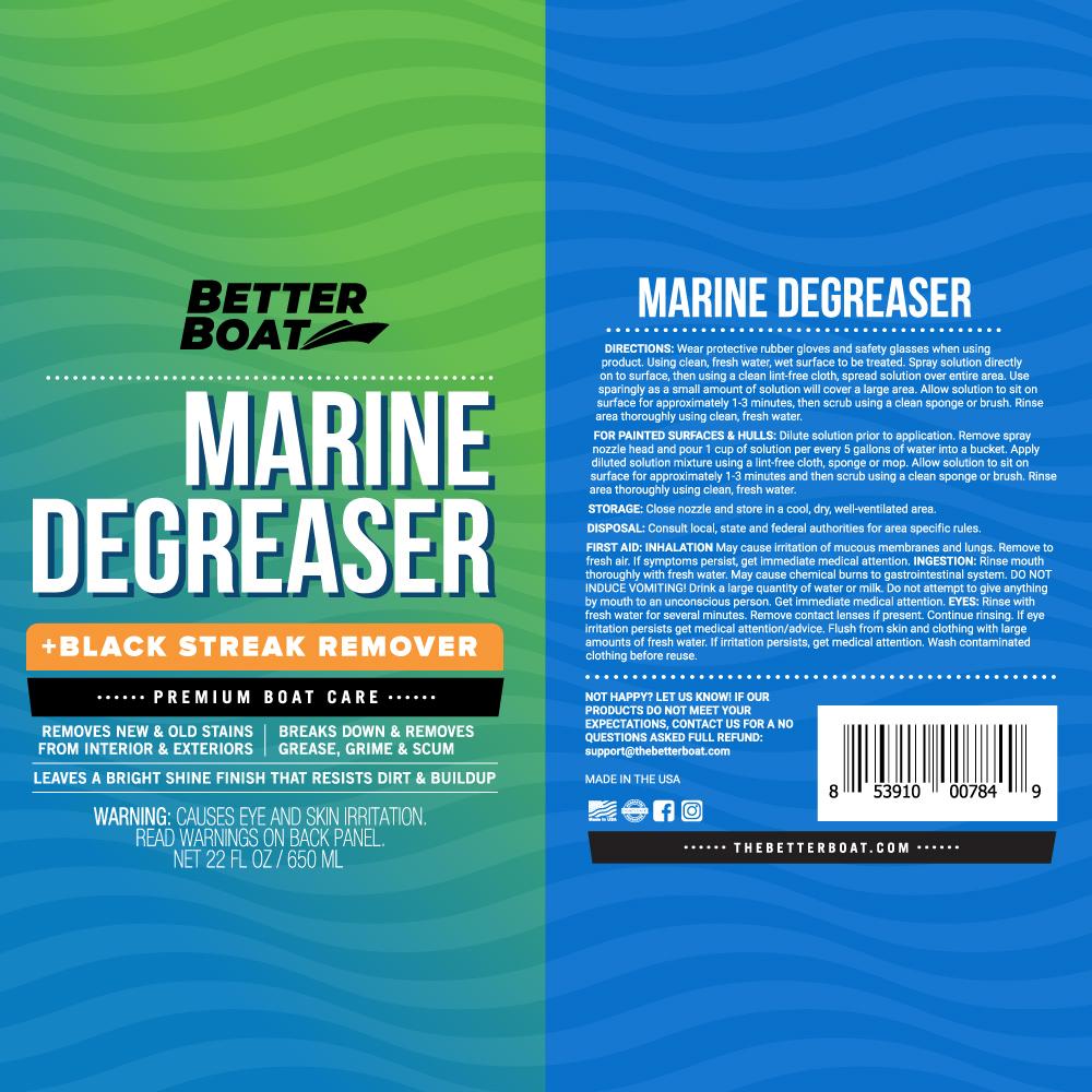 Marine Degreaser Black Streak Remover