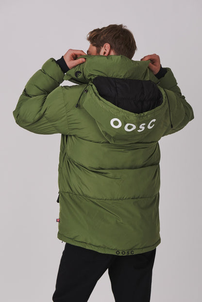 Men's Puffer Jacket Khaki