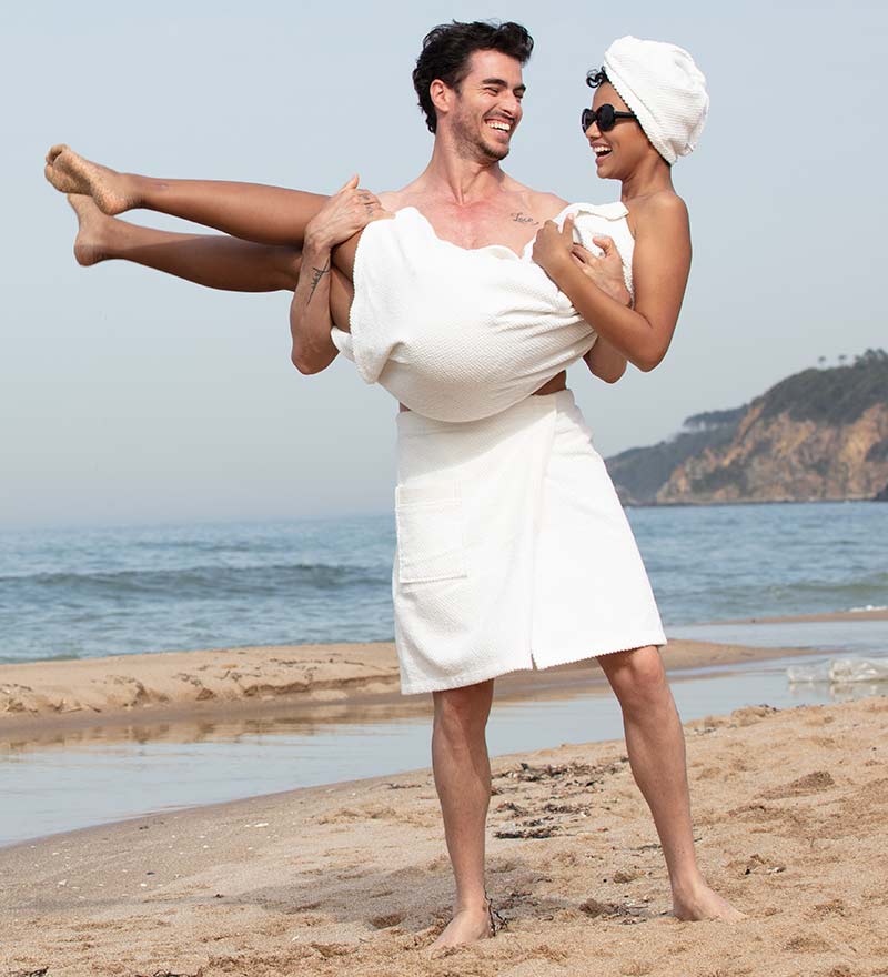 Men's Turkish Cotton Towel Wrap