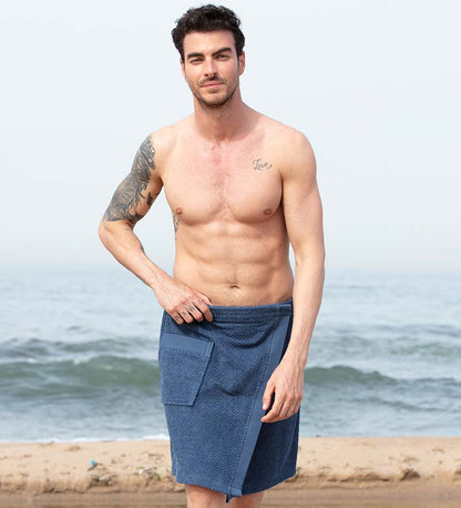 Men's Turkish Cotton Towel Wrap