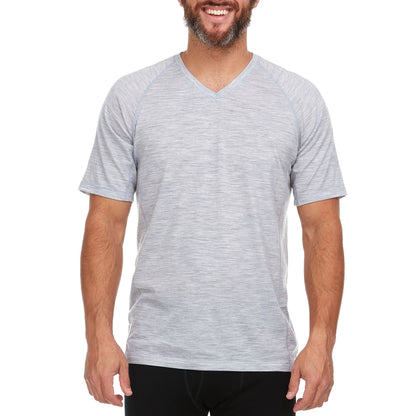 Micro Weight - Men's Wool V-Neck T-Shirt Woolverino