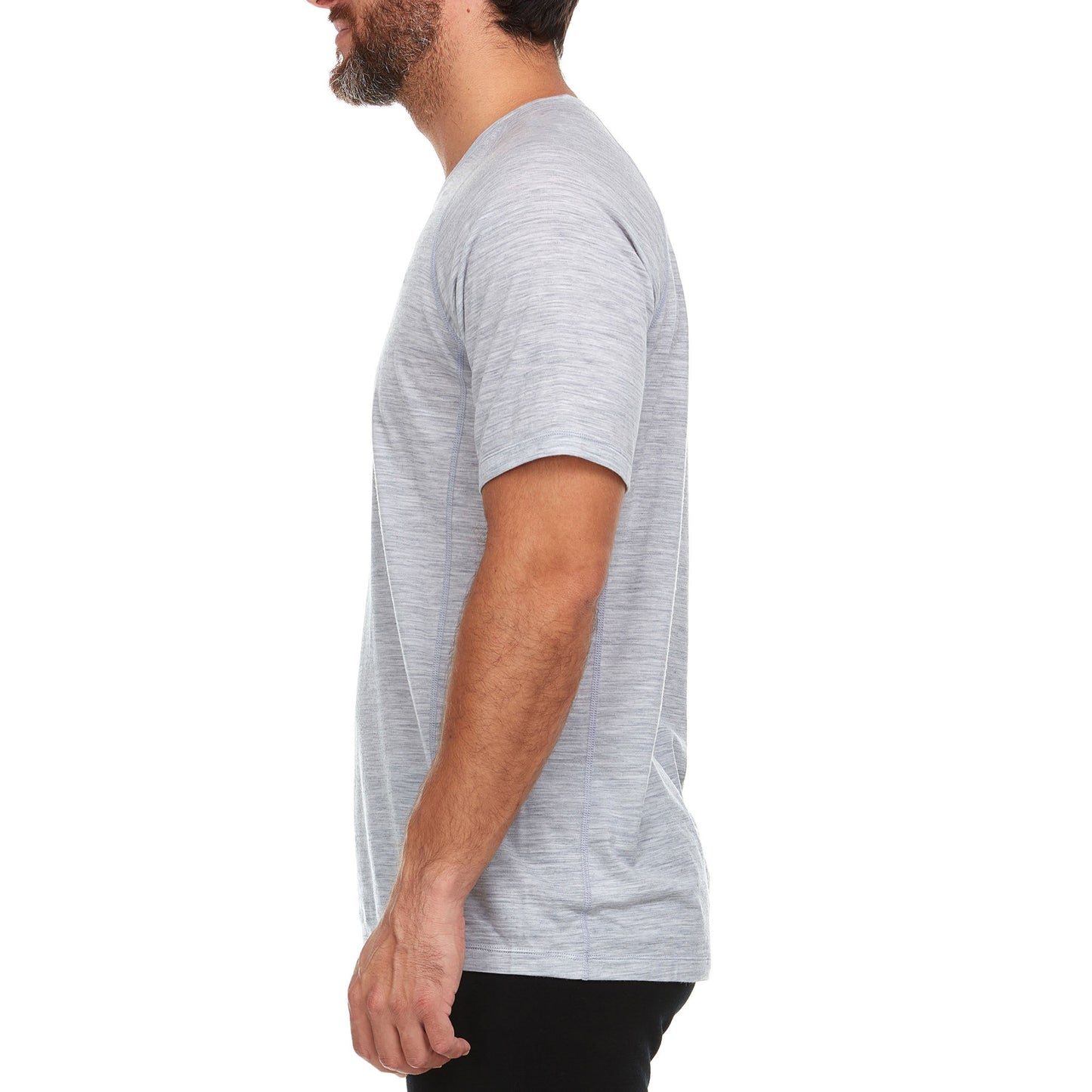 Micro Weight - Men's Wool V-Neck T-Shirt Woolverino