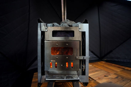 Mini Tent Sauna Stove | Wood-Fired