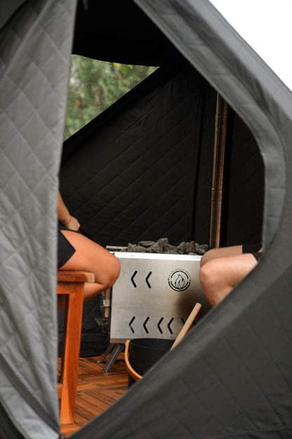 Mini Tent Sauna Stove | Wood-Fired