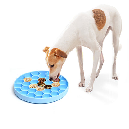 Mr. Peanut's Silicone Slow Feeder Dog Bowl