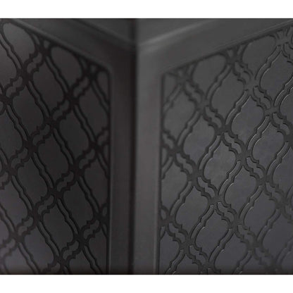 FCMP Outdoor Casablanca Resin 24" Self-Watering Pedestal Taper Planter, 2 Pack