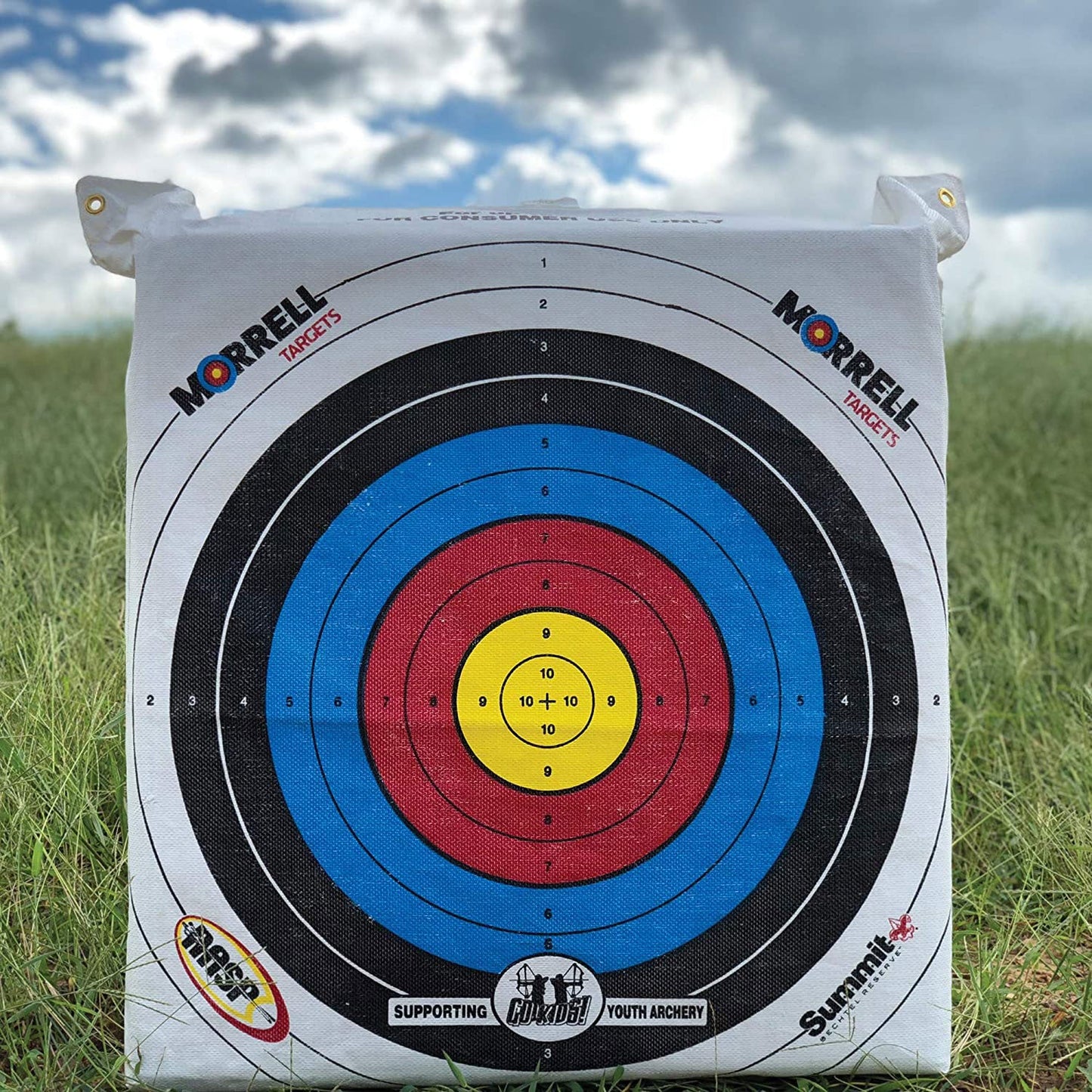 Morrell Lightweight Portable Range NASP Field Point Archery Bag Target (4 Pack)