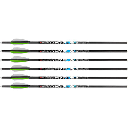 Killer Instinct MSCKI-1065-6 HYPR Lite 20" Carbon Crossbow Bolts, 6 Ct (2 Pack)