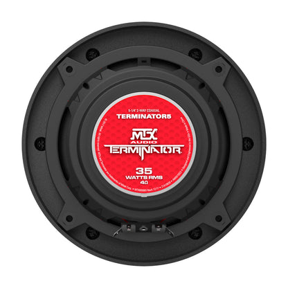 MTX TERMINATOR5 35 Watt RMS 2 Way Polypropylene Coaxial Car Speakers