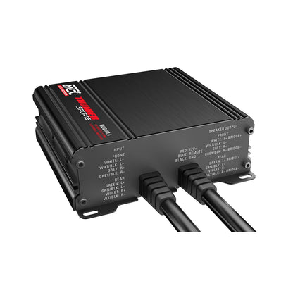 MTX MUD100.4 Mud Series 400 Watt RMS 4 Channel Outdoor Powersports Amplifier Kit
