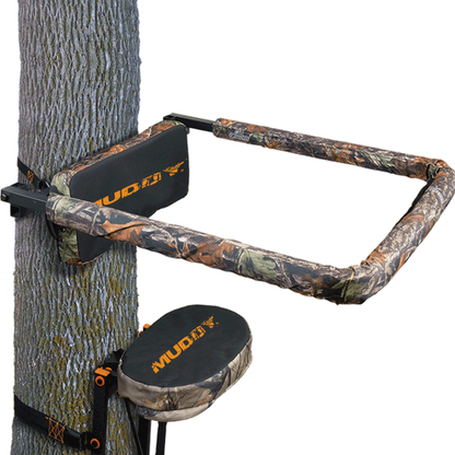 Muddy Universal Hunting Tree Stand Reliable Flip Up Shooting Rail Rest (2 Pack)