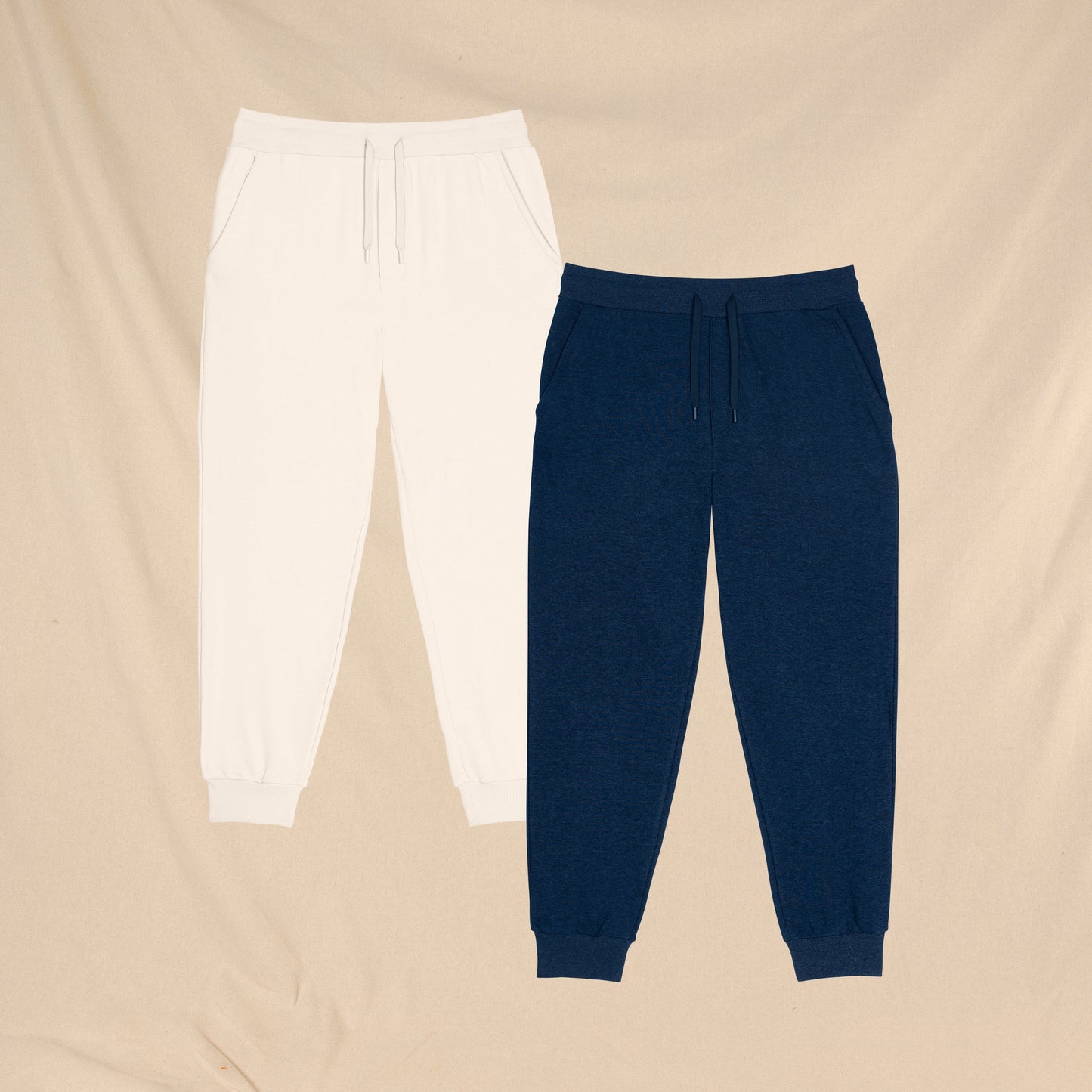 Oatmeal and Navy | Goldilocks™ Men’s Lounge Joggers 2 Pack