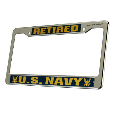 Navy 3D License Frame