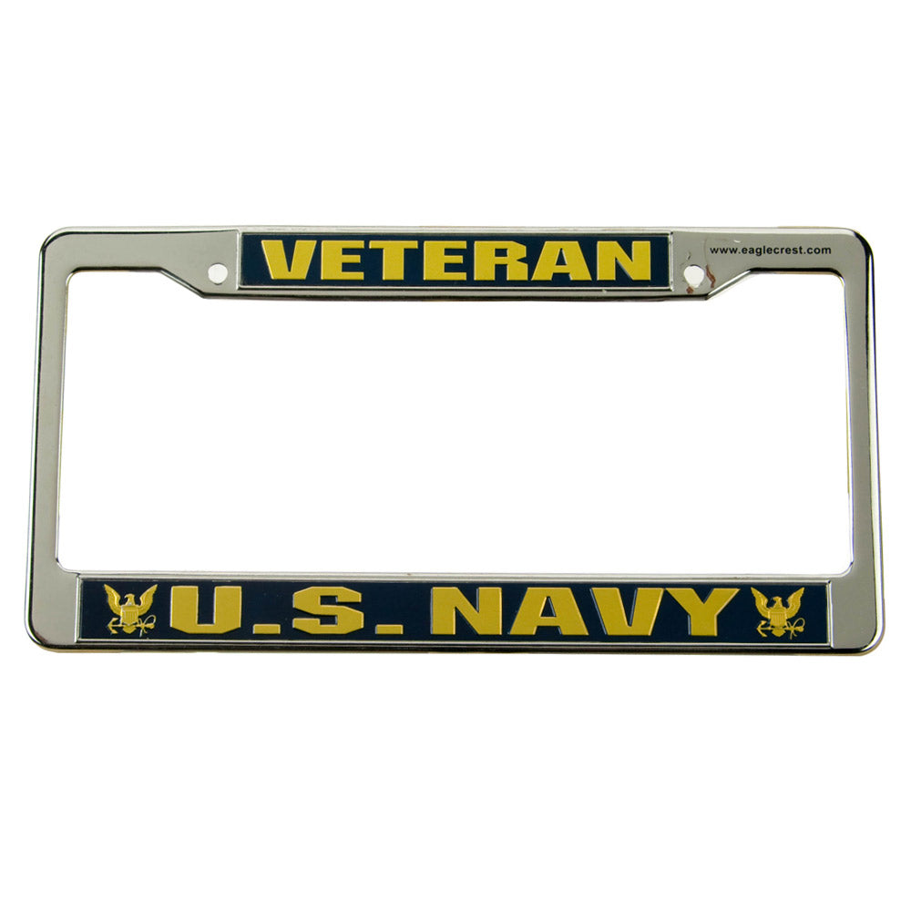 Navy 3D License Frame