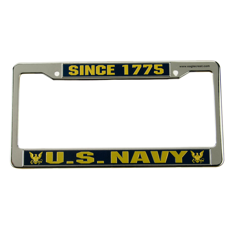 Navy 3D License Frame