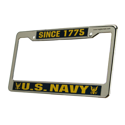 Navy 3D License Frame