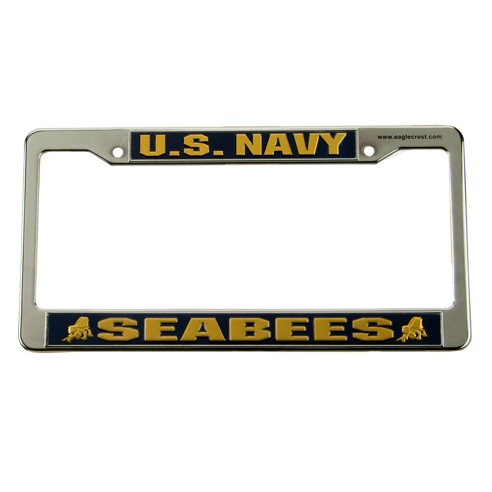 Navy 3D License Frame