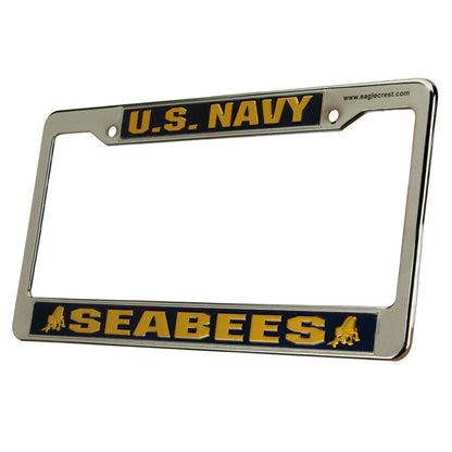 Navy 3D License Frame