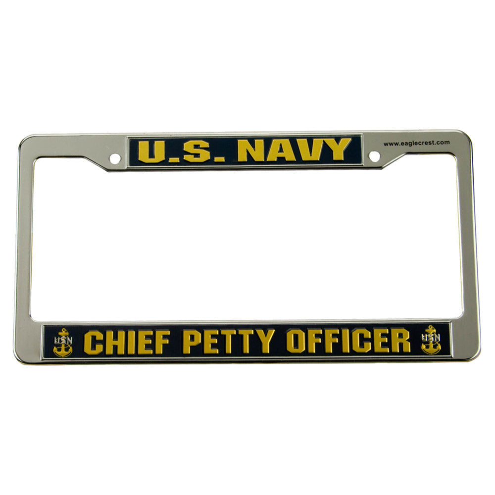 Navy 3D License Frame