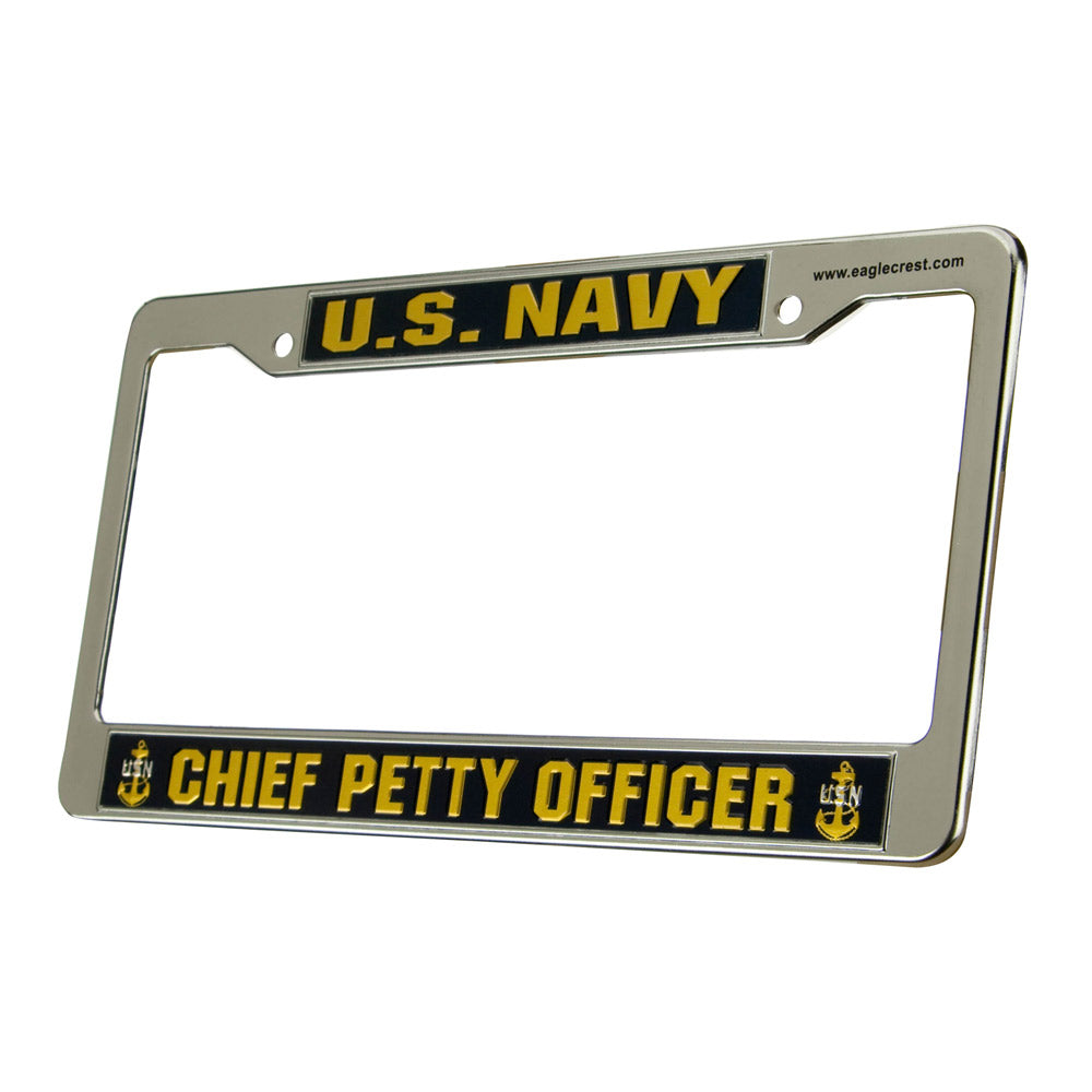 Navy 3D License Frame