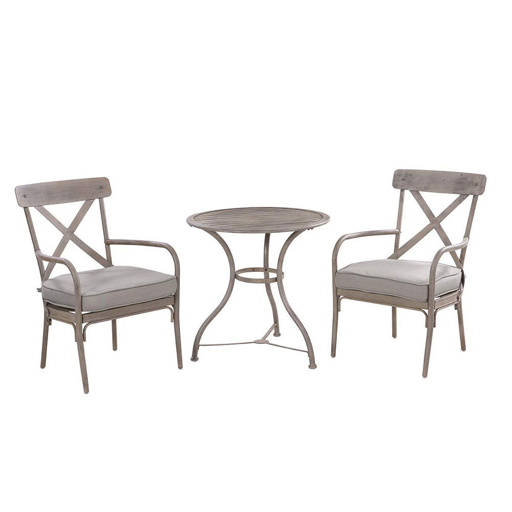 Numark Marquette 3 Piece Outdoor Dining Bistro Set w/ Classy Countryside Finish