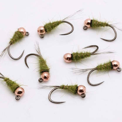 Olive Gold Ribbed Hare's Ear