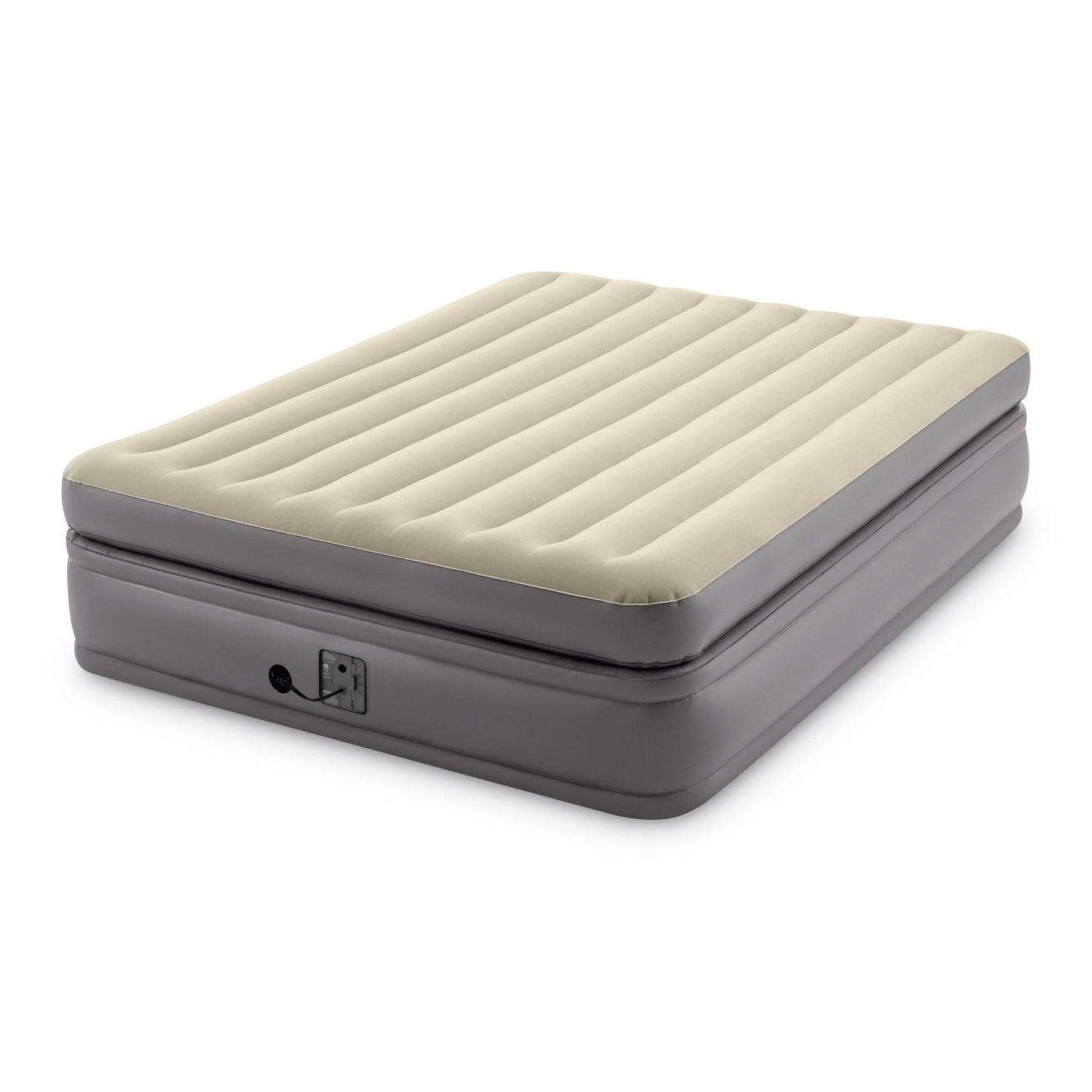 Intex Dura Beam Plus Fiber-Tech Elevated Air Mattress with Built-In Pump, Queen