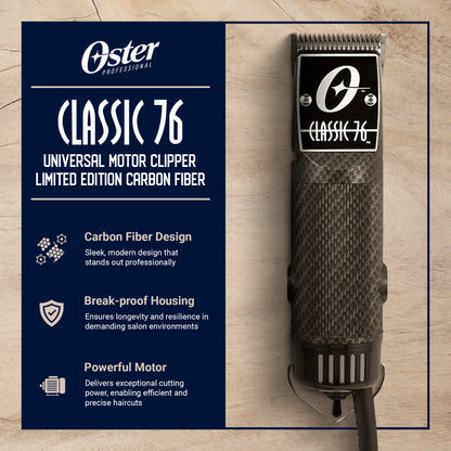Oster Classic 76 Limited Edition Detachable Blade Universal Motor Pro Clipper