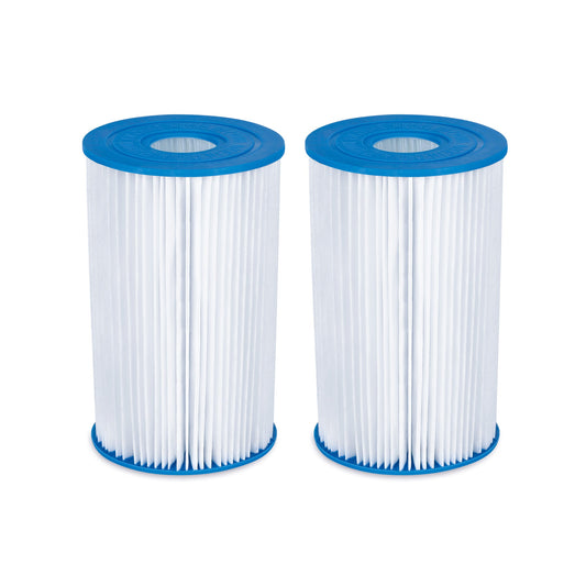 Summer Waves P57000302 Replacement Type B Pool and Spa Filter Cartridge, 2 Pack