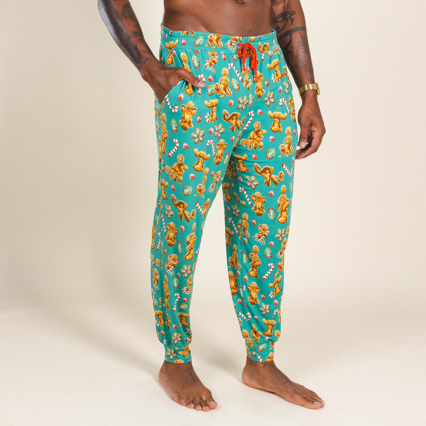 The Ginger Rail | Gingerbread SleepDeep™ Men’s Pajama Joggers