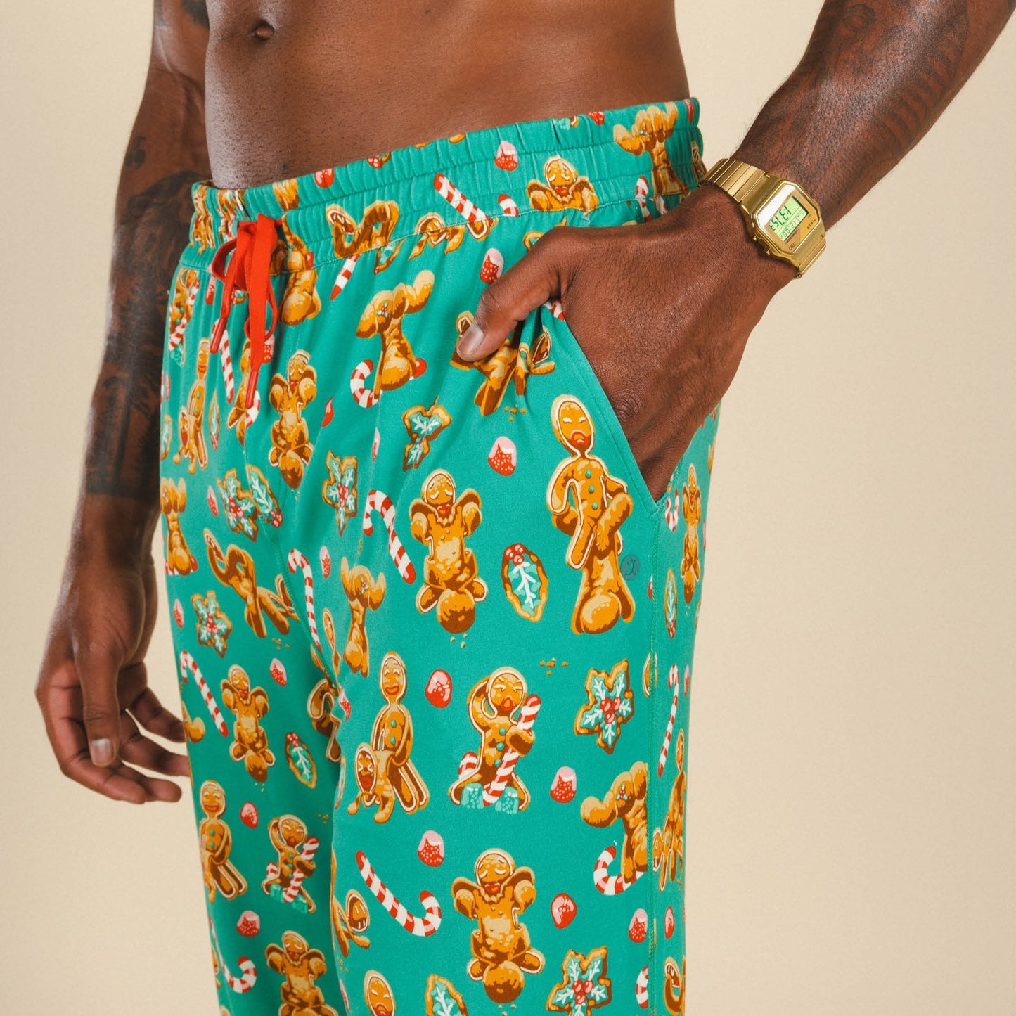 The Ginger Rail | Gingerbread SleepDeep™ Men’s Pajama Joggers