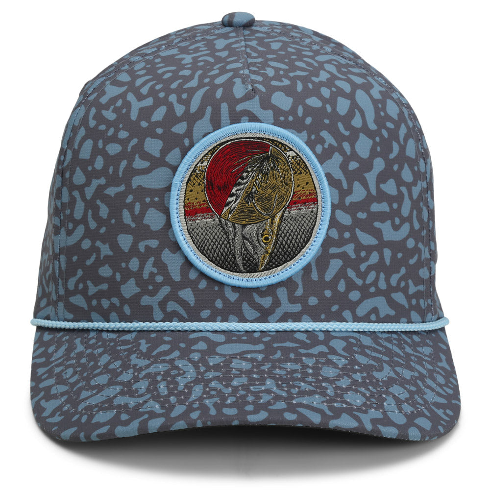 Dead Drift Fly Fishing Patch Trucker Hat Rope Cap