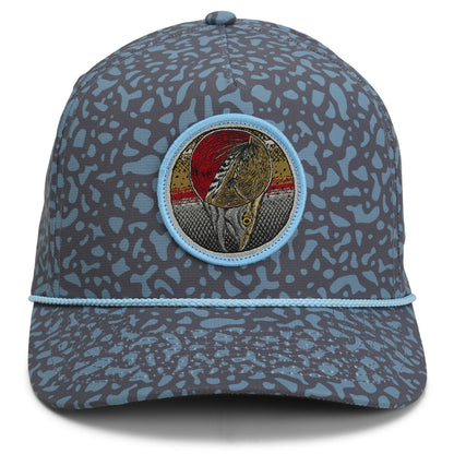 Dead Drift Fly Fishing Patch Trucker Hat Rope Cap