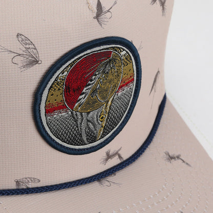 Dead Drift Fly Fishing Patch Rope Cap Fly Pattern