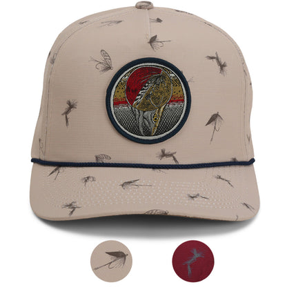 Dead Drift Fly Fishing Patch Rope Cap Fly Pattern