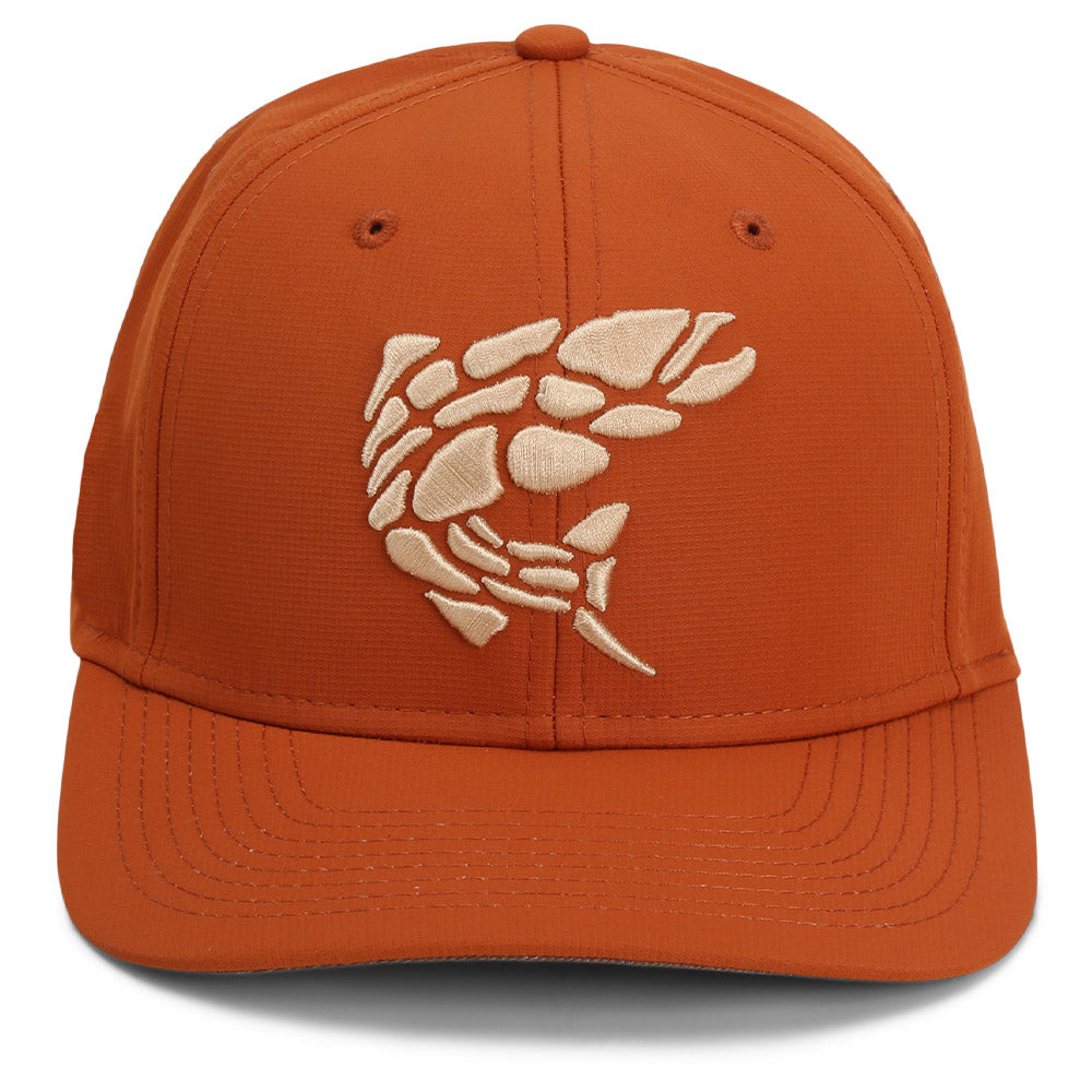 Rock Fish 3-D Puff Embroidery Performance RipStop Fishing Hat