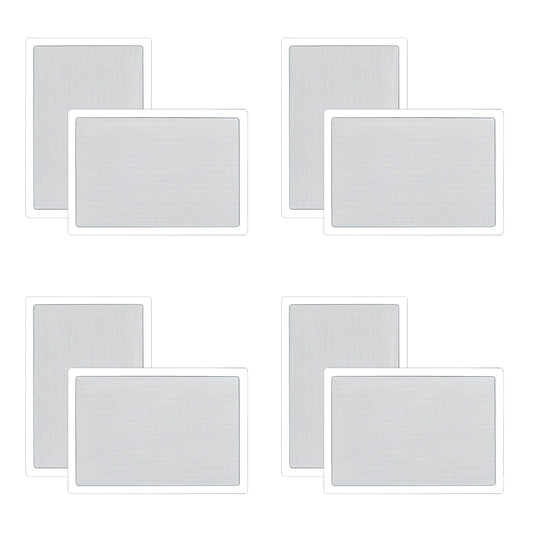 Pyle PDIW65 6.5 Inch 2 Way In Wall/Ceiling Flush Mount Stereo Speaker (4 Pack)