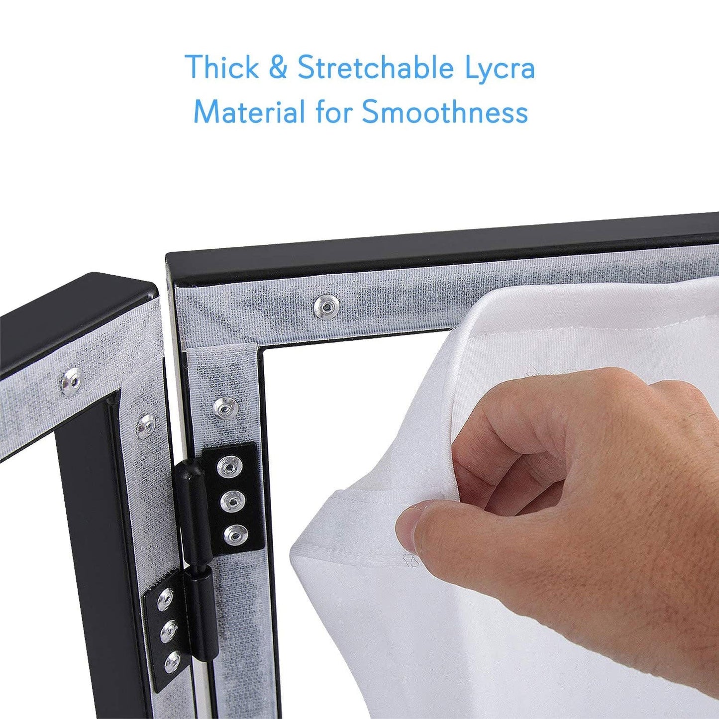 Pyle PDJFAC10 Foldable DJ Front Board Display Booth Cover Screen Scrim Panel